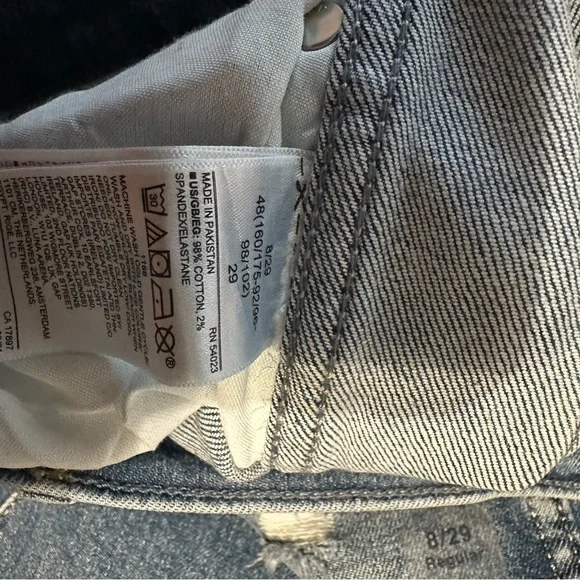 New Women Gap High Rise Vintage Slim Straight Leg Ankle Denim Size 8/29R - Picture 8 of 11